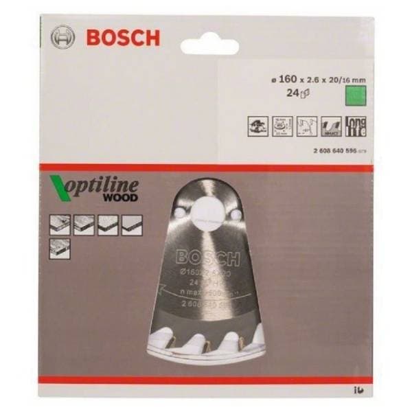 BOSCH Optiline Wood list testere 160mm 2608640596 1