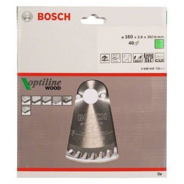 BOSCH Optiline Wood list testere 160mm 2608640732 1