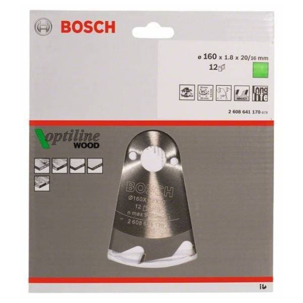 BOSCH Optiline Wood list testere 160mm 2608641170 1