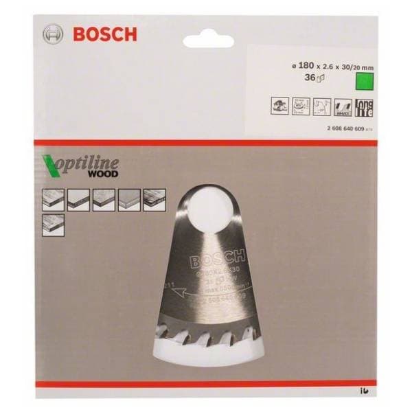 BOSCH Optiline Wood list testere 180mm 2608640609 1