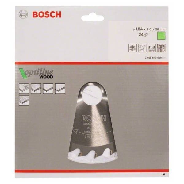 BOSCH Optiline Wood list testere 184mm 2608640610 1