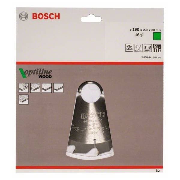 BOSCH Optiline Wood list testere 190mm 2608641184 1