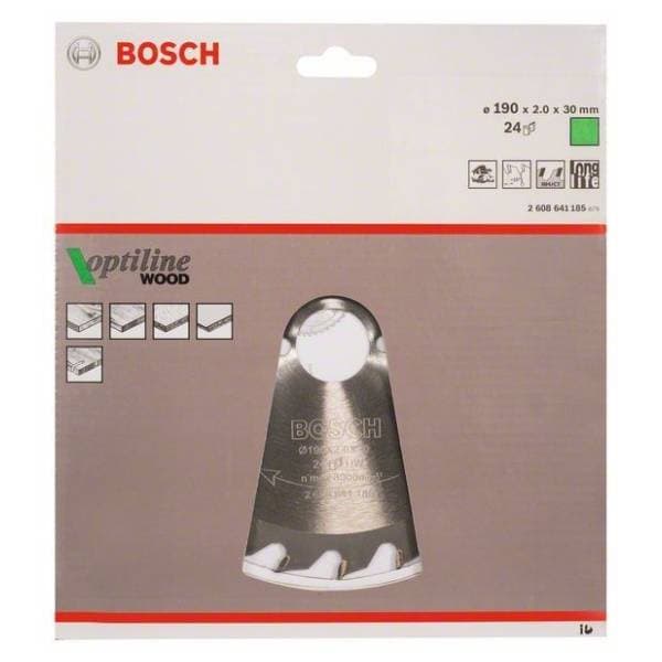 BOSCH Optiline Wood list testere 190mm 2608641185 1