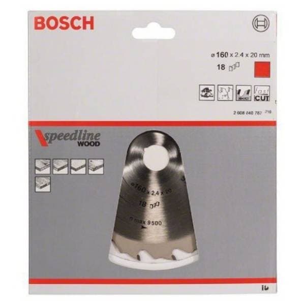 BOSCH Speedline Wood list testere 160mm 2608640787 1