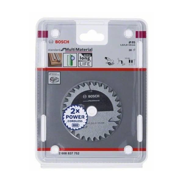 BOSCH Standard for Multi Material list testere 85mm 2608837752 1