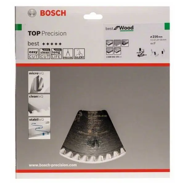 BOSCH Top Precision for Wood list testere 216mm 2608642101 1