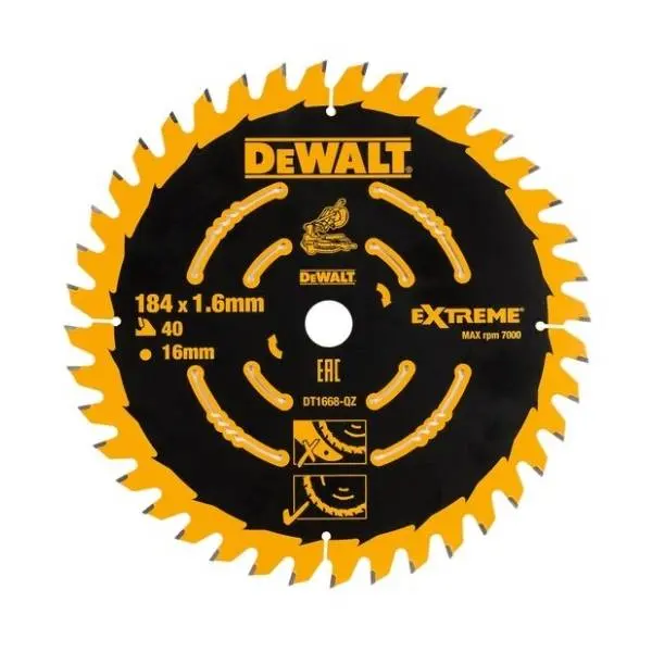 DeWALT list testere DT1668 184mm 0
