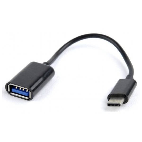 GEMBIRD adapter USB-C (m) na USB-A (ž) AB-OTG-CMAF2-01 0.2m crni 0