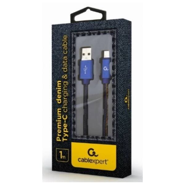 GEMBIRD kabl USB-A 2.0 na USB-C (m/m) CC-USB2J-AMCM-1M-BL 1m plavi 1