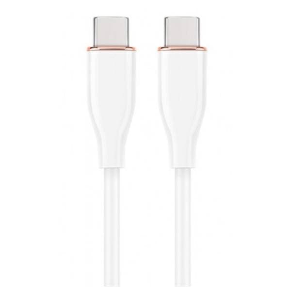 GEMBIRD kabl USB-C (CC-USB2S-CMCM-1.5M-W) PD 60W 1.5m beli 0