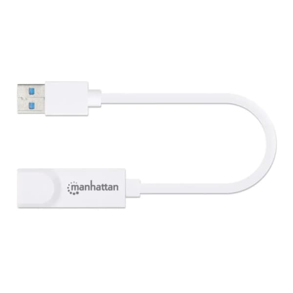 MANHATTAN adapter USB-A 3.0 (m) na RJ-45 (ž) 506847 beli 2