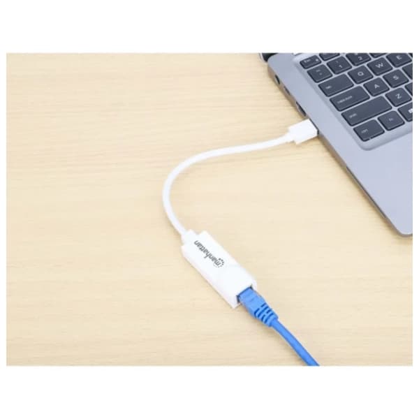 MANHATTAN adapter USB-A 3.0 (m) na RJ-45 (ž) 506847 beli 5