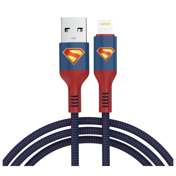 MOYE kabl USB-A na Lightning (m/m) Superman 1m 0
