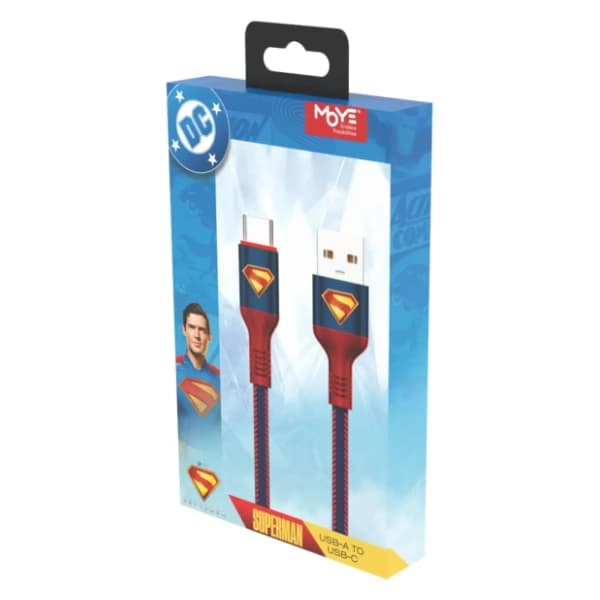 MOYE kabl USB-A na USB-C (m/m) Superman 1m 6