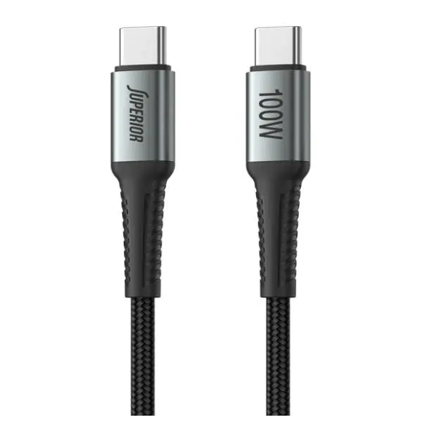 SUPERIOR kabl USB-C SU-K103 Fast (100W 5A) 1m Grey 1