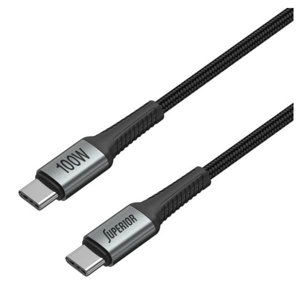 SUPERIOR kabl USB-C SU-K110 Fast (100W 5A) 2m Grey 0