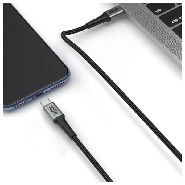 SUPERIOR kabl USB-C SU-K110 Fast (100W 5A) 2m Grey 3