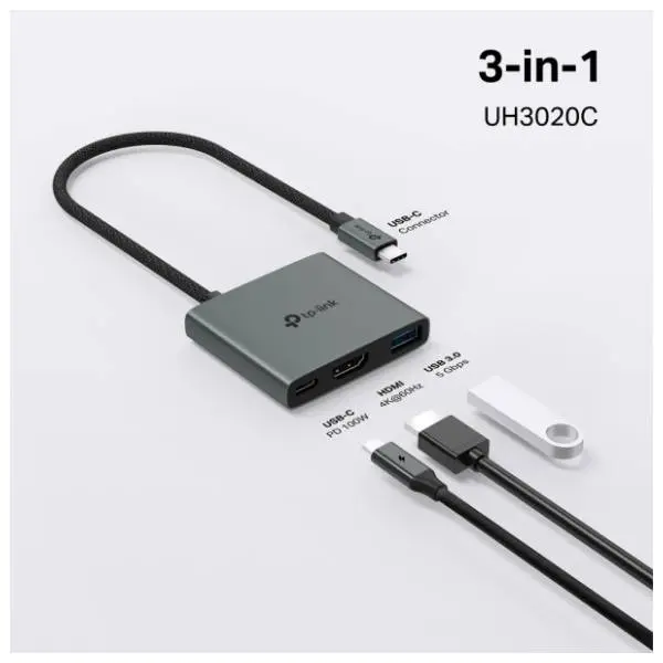 TP-Link USB Hub 3-in-1 Type-C UH3020C 3