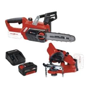 einhell-ge-lc-18-li-kit-1x40ah-aku-lancana-testera-i-ostrac-akcija-cena